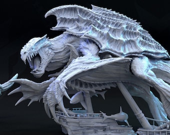 Turtle Dragon Gargantuan 3D Printed Dungeons and Dragons