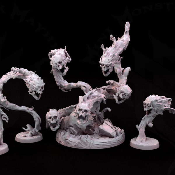 Flameskull Lost Soul Miniatures 3D Printed