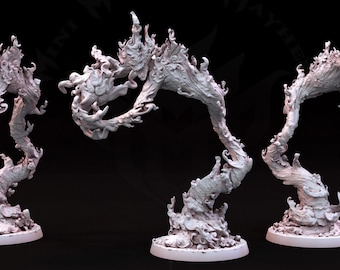 Fire Construct Inferno Demon Huge 3D Printed