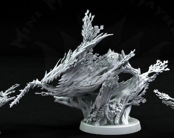 Root Bulette Vine Blight 3D Printed Dungeons And Dragons