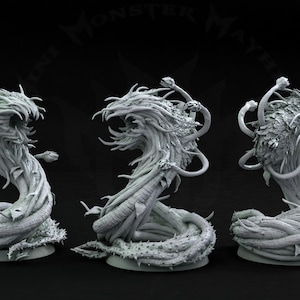 Briar Serpent Vine Worm Large 3D Printed Dungeons And Dragons