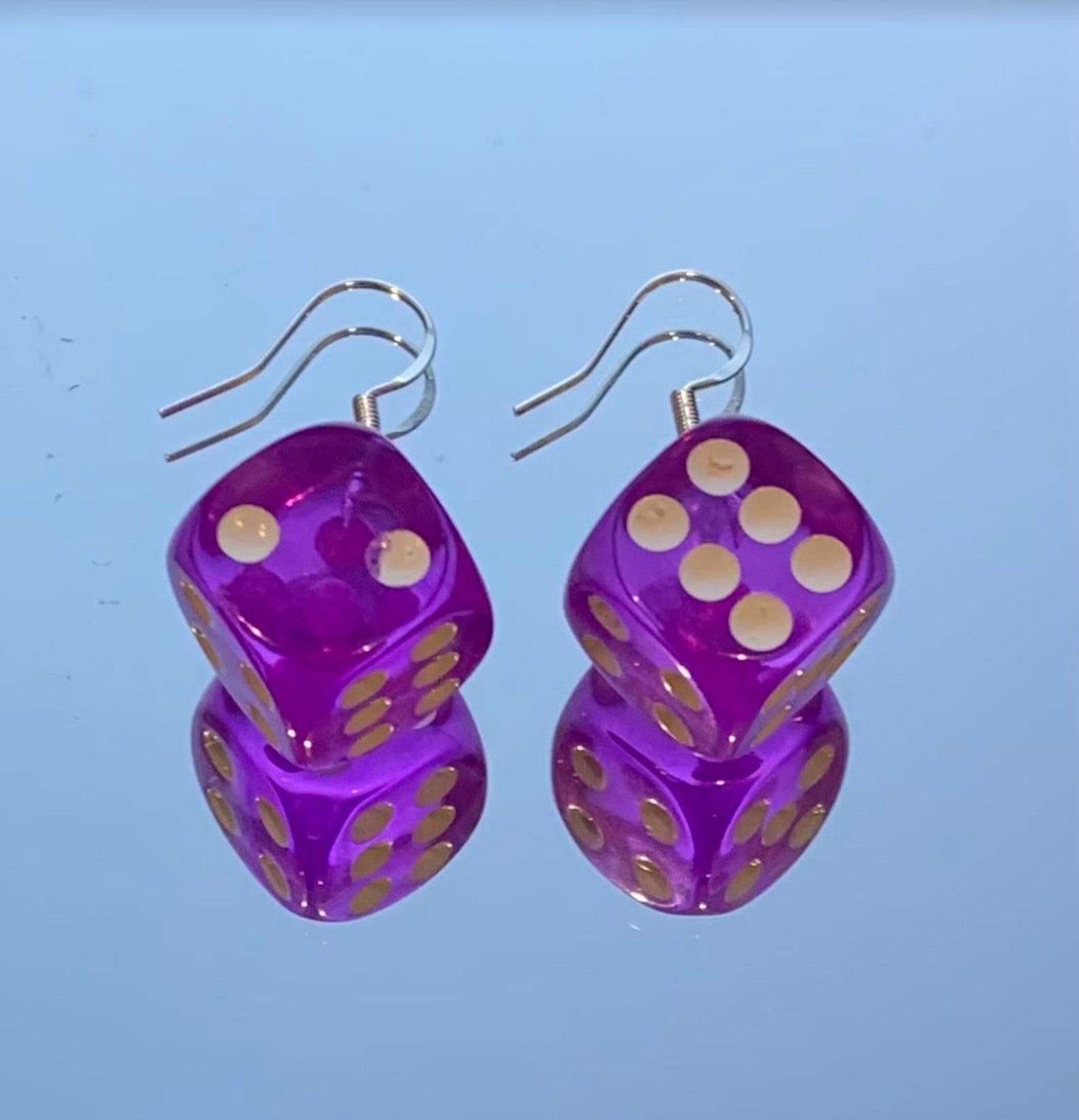 Colourful Dice Earrings Etsy Australia