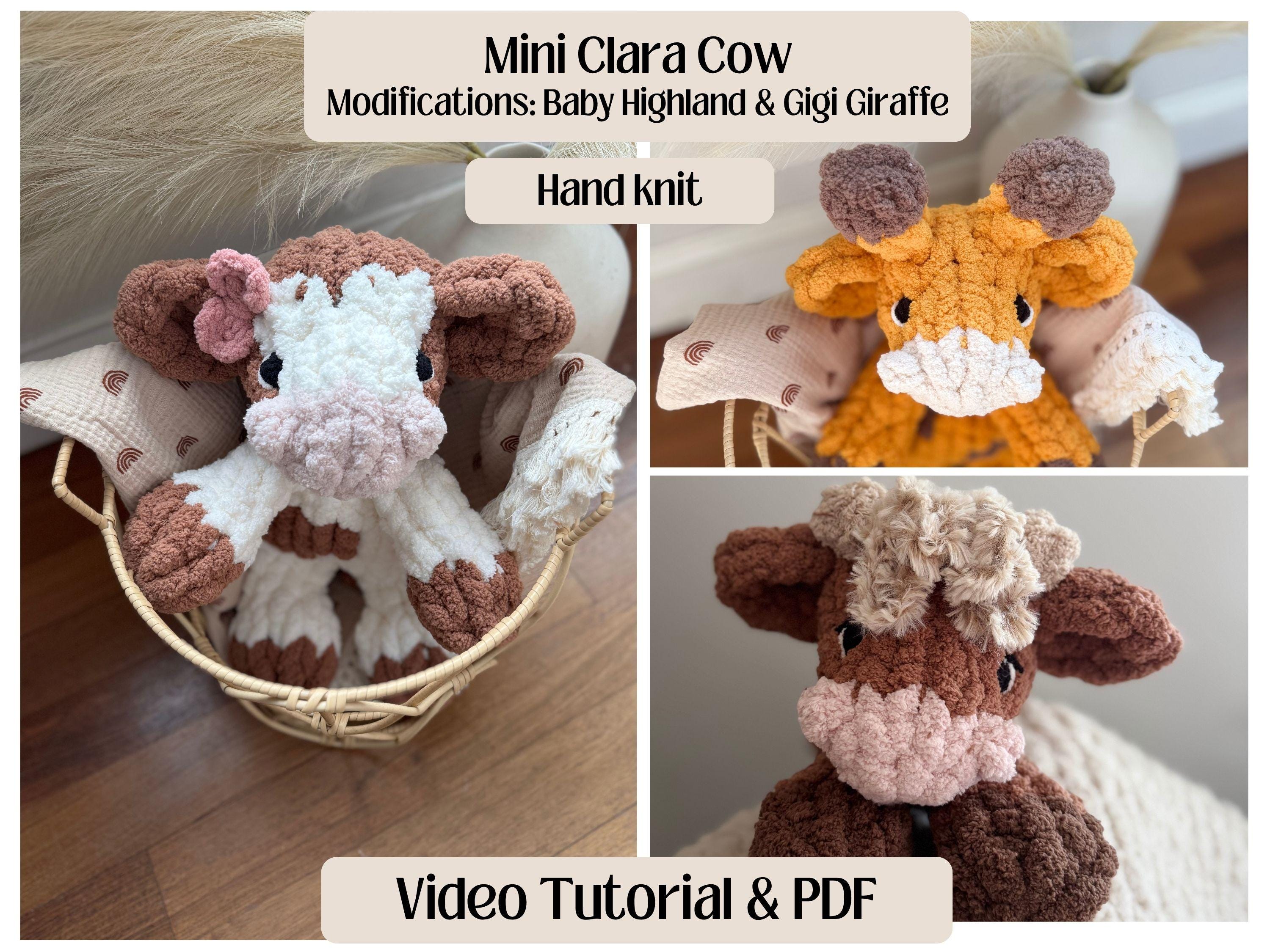 MINI CLARA COW/ Highland / Gigi Giraffe / Full Video Tutorial