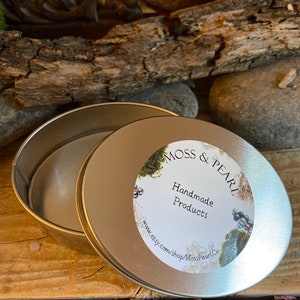 Oval Tin for Soaps, Lotion, Massage Bars