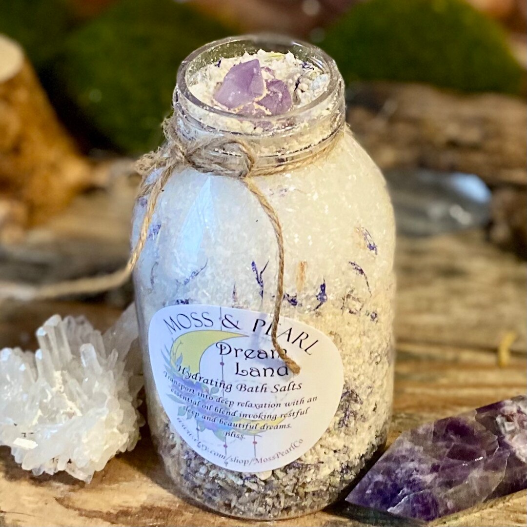 Dreamland Hydrating Crystal Bath Salt Tea Etsy