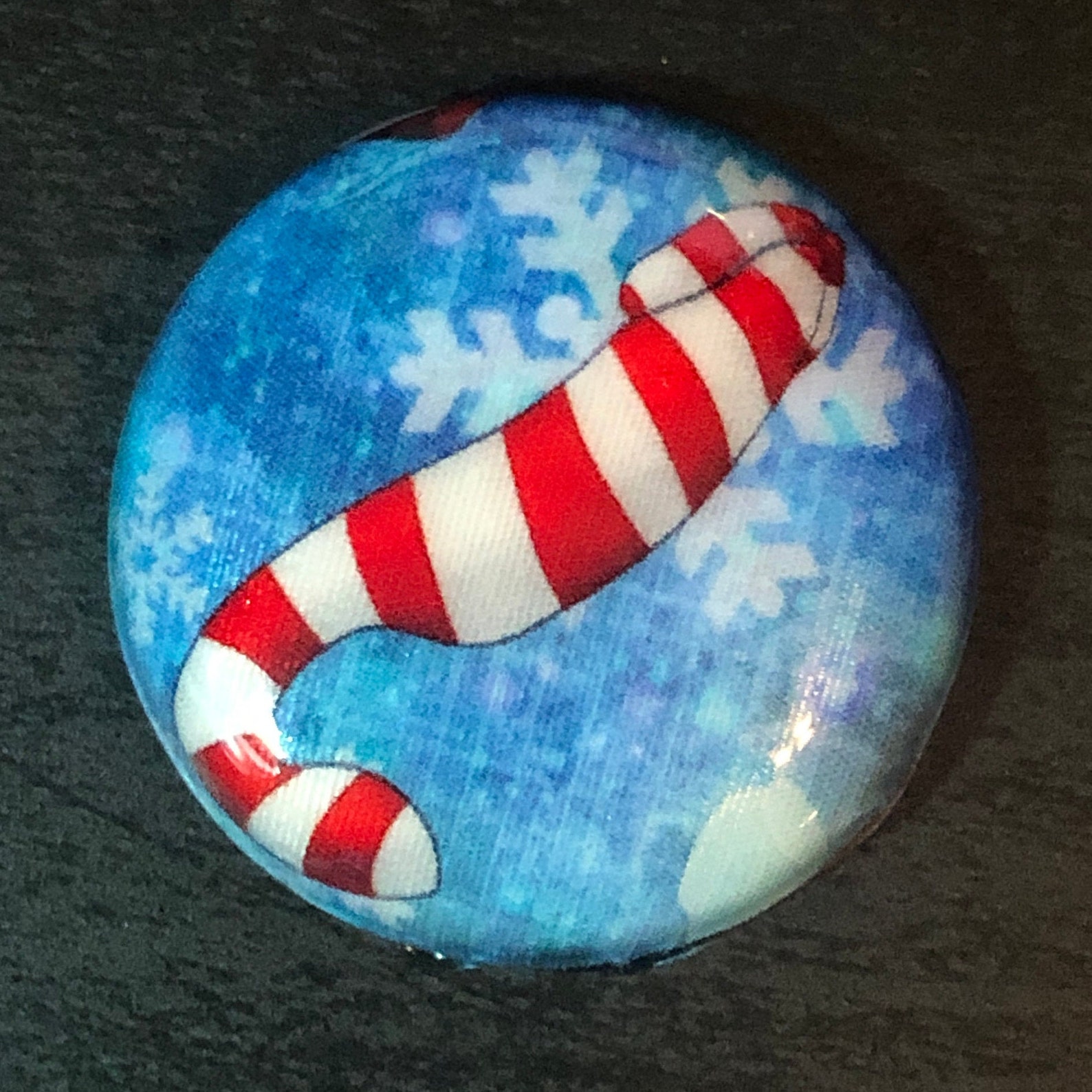 Christmas Candy Cane Dildo Needle Minder Or Re