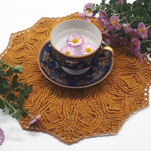 Crochet doilies, decorative doilies, lace doilies, crocheted doilies, table decorations, tablecloths, table tops, crochet doily, 31 cm image 6