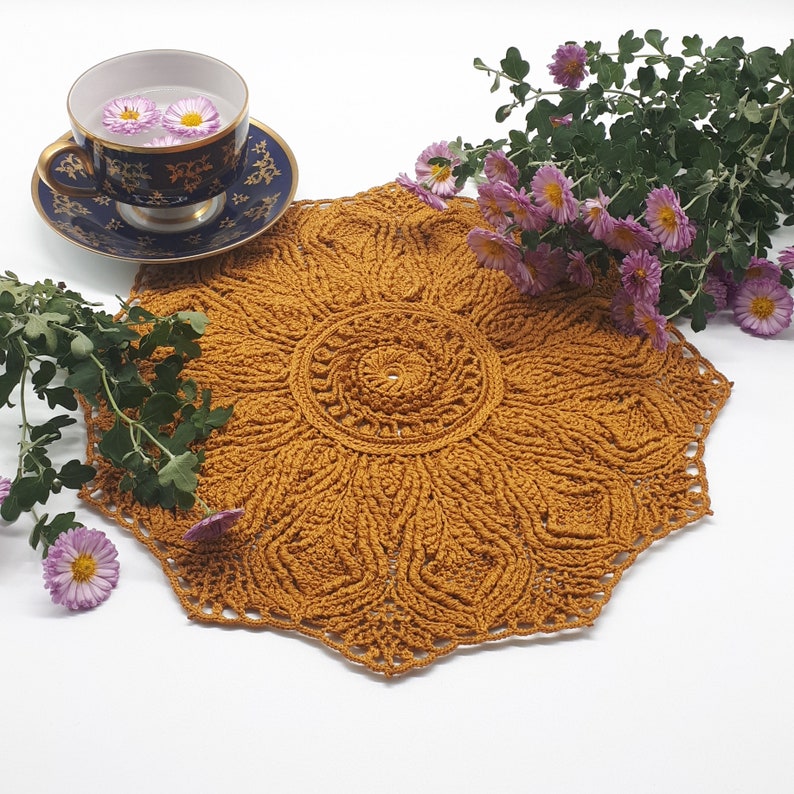 Crochet doilies, decorative doilies, lace doilies, crocheted doilies, table decorations, tablecloths, table tops, crochet doily, 31 cm image 1