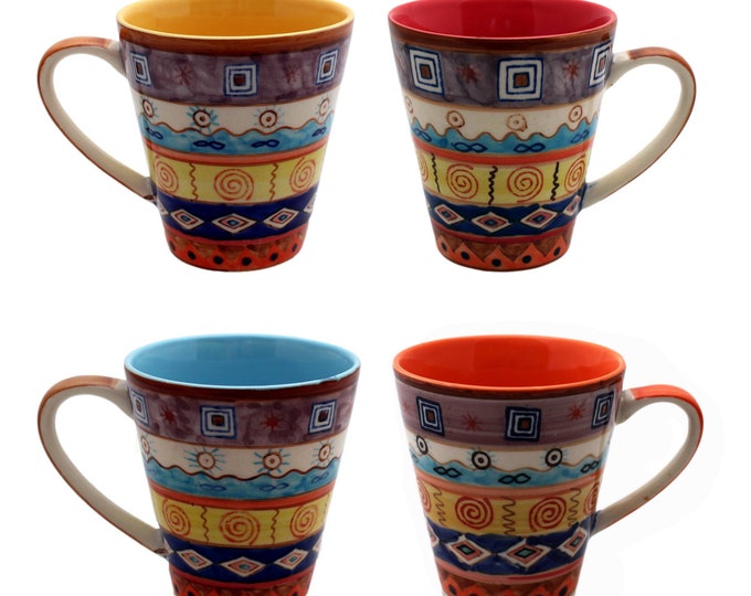 handpainted ceramic mug