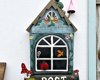 Brievenbus Blauw Huis