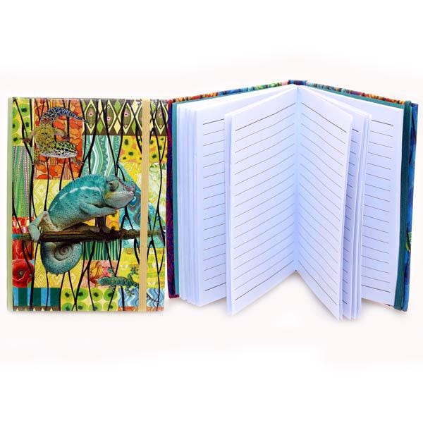 Chameleon Notebook, Lined Book - Etsy