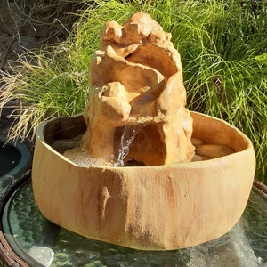 Ceramic Mountain Waterfall Fountain