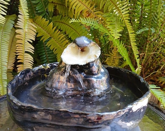 Tabletop Palladium Shell Fountain