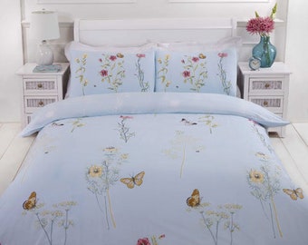 Butterflies Duvet Quilt Cover Bedding Set Single Double King