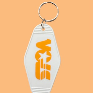 TENNESSEE VOLS keychain, TN Vols, Tennessee Volunteers, Orange Keychain