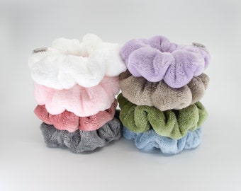 Soft Fluffy Scrunchies | Handmade Plush Faux Fur Hair Ties