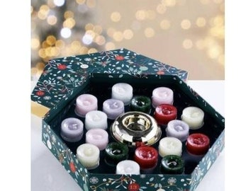 Eighteen Advent Candle Tea Light Delight Gift set, Valentine, love scene