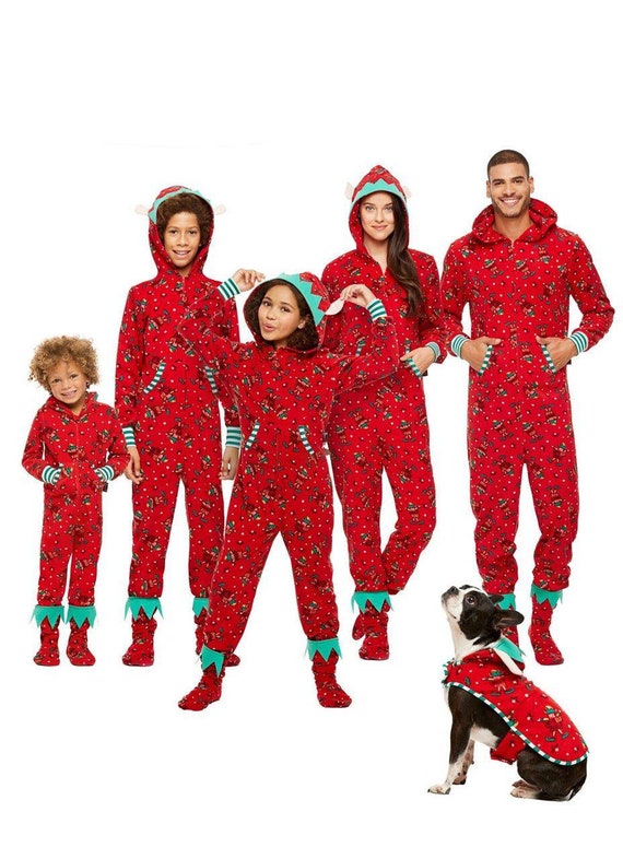 Christmas Pajamas for Family, Family Christmas Jumpsuit