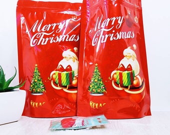 Christmas bags of Treats. Lovely Pouches filled with Christmas treats for all age groups.