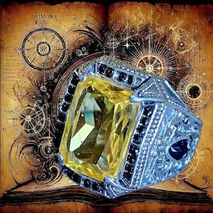 RESERVED for A.M - Golden Djinn - Wealth Weaver Ring