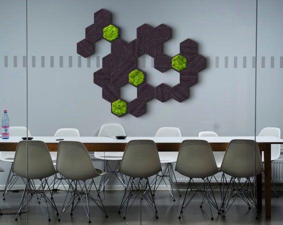Moss Honeycomb Decor, Hexagon Wall Art, Hexagon Wall Art, Moss Wall Tiles  Panels, Hexagon Wall Tile, Honeycomb Decor, Moss Hexagon Wall Art 