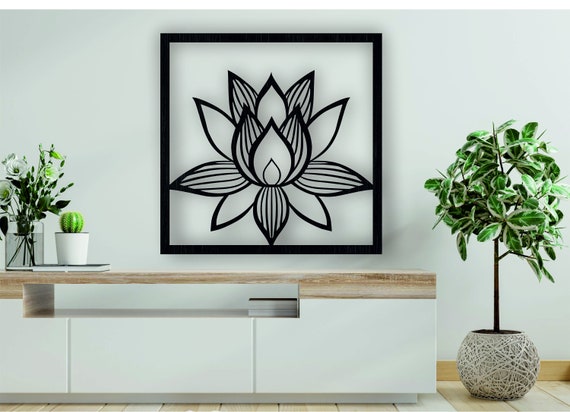 Home & Living :: Wall Decor :: Wall Hangings :: Wooden Lotus