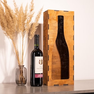 Expositor de corchos de vino, soporte de madera para corchos de vino, caja de sombra para corchos de vino, guardián de corchos, regalo para amantes del vino, regalo de vino para parejas, decoración rústica de cocina
