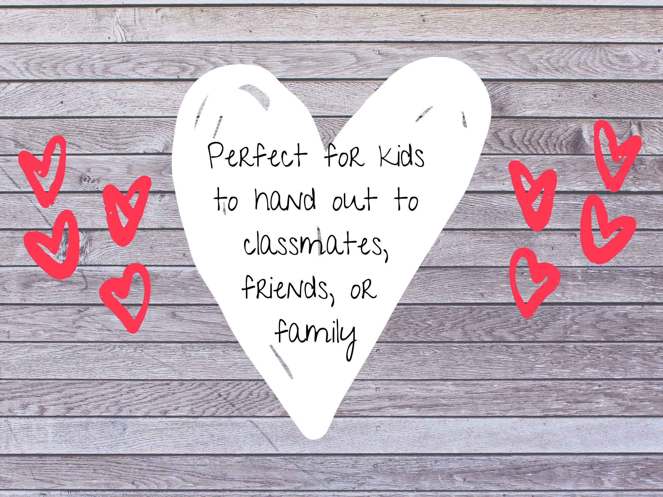 Printable Valentines for Kids. Digital Download Valentine's Day Cards ...