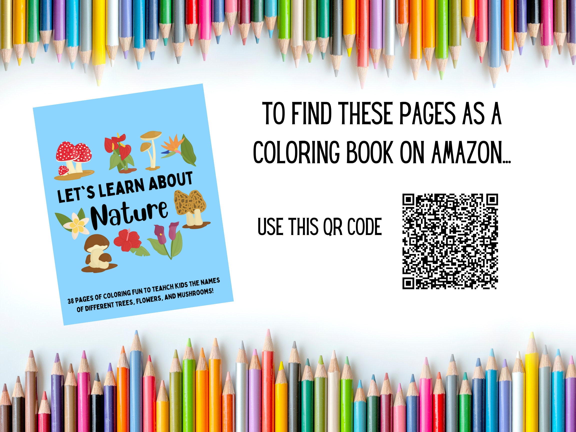 Nature Coloring Pages for Kids. Homeschooling Resource. Plants Coloring ...