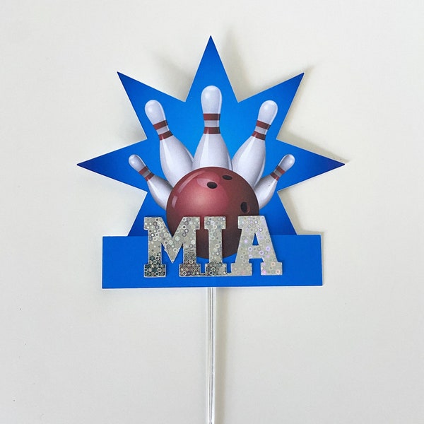 Bowling Cake Topper Etsy UK
