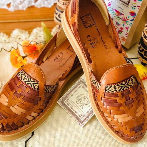 Mexican Huarache Sandal. Artisanal Shoes. Traditional Mexican - Etsy