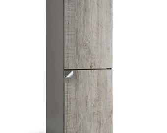 Vinilo adhesivo para frigorífico con textura de madera natural, vinilo beige, adhesivo extraíble, regalo de inauguración.
