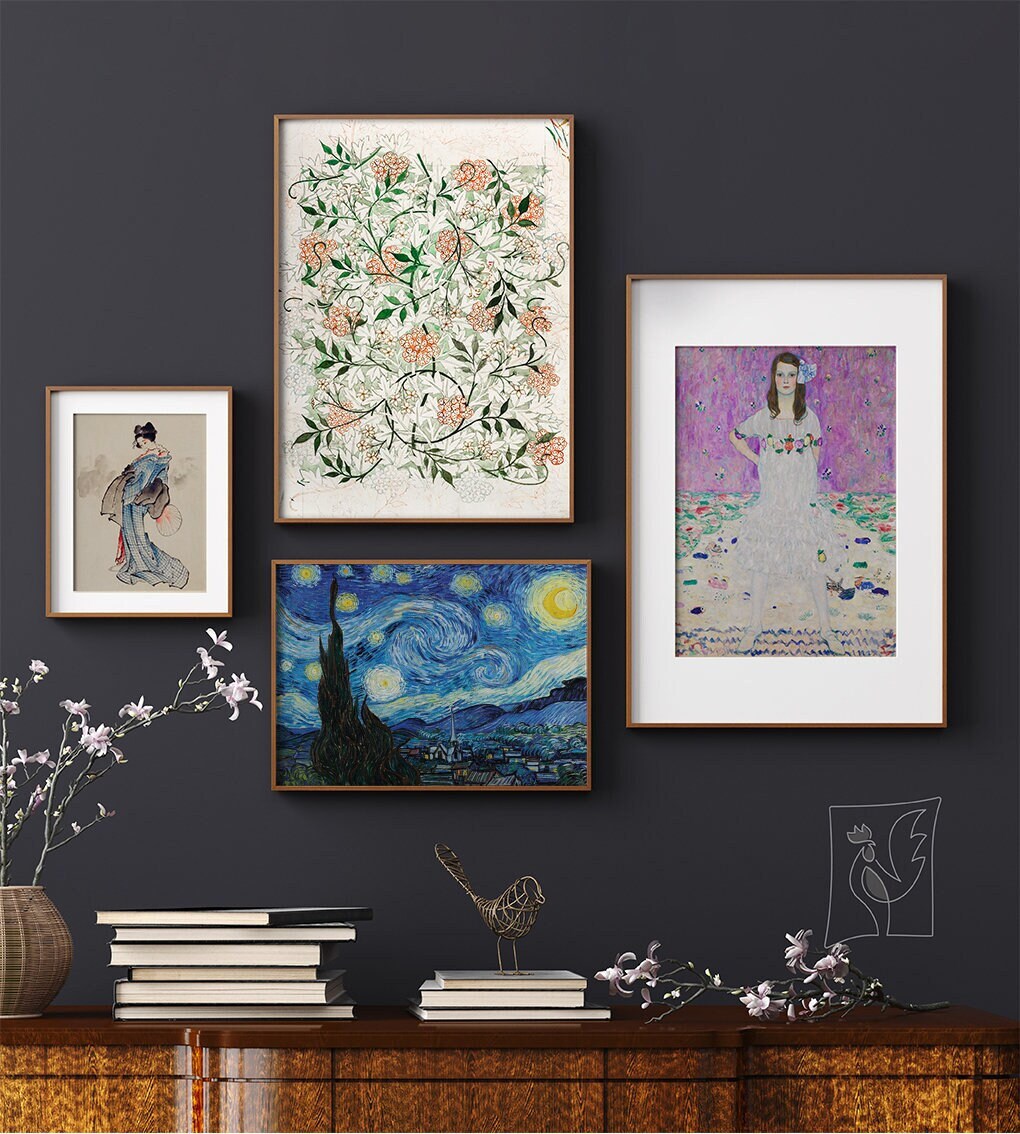 The Starry Night Print by Vincent Van Gogh #117 Famous Painting ...