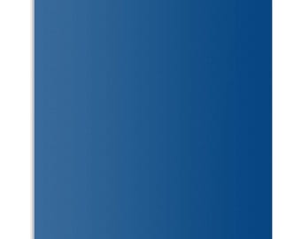 May include: A square-shaped panel featuring a solid, uniform deep blue color across its entire surface. The object has clean, straight edges and a flat, smooth finish, presenting a consistent and bold monochromatic appearance throughout.