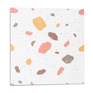 Abstract Spots Tile Stickers, White Self Adhesive Tiles, Tile Stickers, Texture PVC Wall Tiles, Wall Tile Stickers