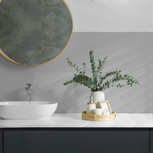 Color Gray PVC Wall Tiles, Gray Tile Stickers, Self Adhesive Tiles, Texture Tile Stickers, Wall Tile Stickers