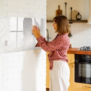 Stains Abstraction Magnetic Board, To Do List For Wall, Monochrome Message Board, Photo Wall Display Abstraction Pattern, Marker + Sponge