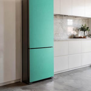 Color: Mint Refrigerator Sticker, Turquoise Refrigerator Decal, Dining-Room Decoration, Removable Sticker