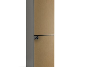 Kleur donkergele magneetsticker koelkast, beige stijlvolle koelkastmagneet, cadeau-idee, koelkastmat