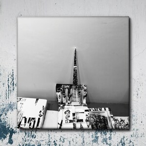 Modern Wall Design, It is a town #6 , Contemporary Art, Aesthetic Room Decor, Modern Art, Room Wall Decor, Abstract Print, Grey, White