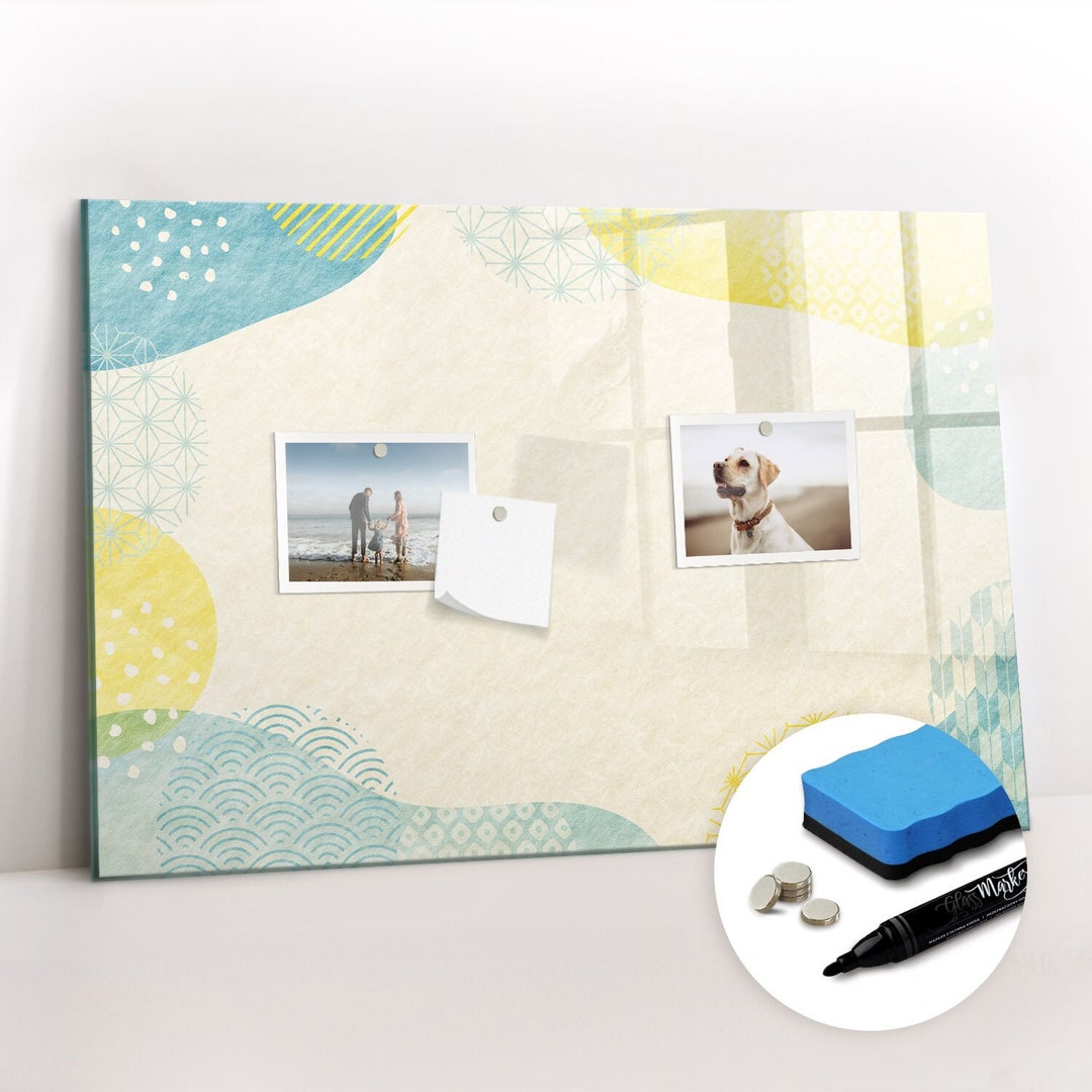 Frame With Designs Magnetic Board, Command Center, Multicolour Display ...