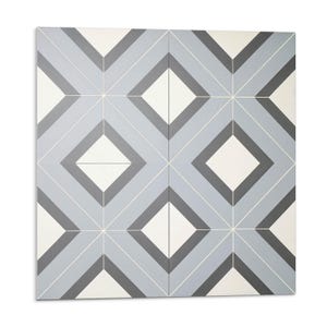 Geometry In Pastels PVC Wall Tiles, Gray Tile Stickers, Peel and Stick Tiles, Texture Tile Stickers, Bathroom Tile Stickers