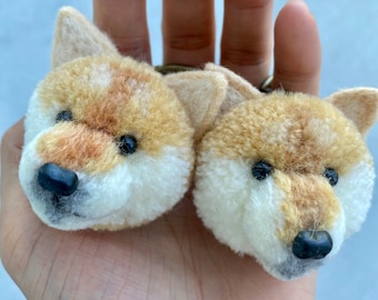 Shiba Inu Keychain Handmade, Cute Shiba Gift Keychain | Japanese Dog Kawaii Gift | Purse Charm | Shiba Inu Keyring | Japanese Gifts