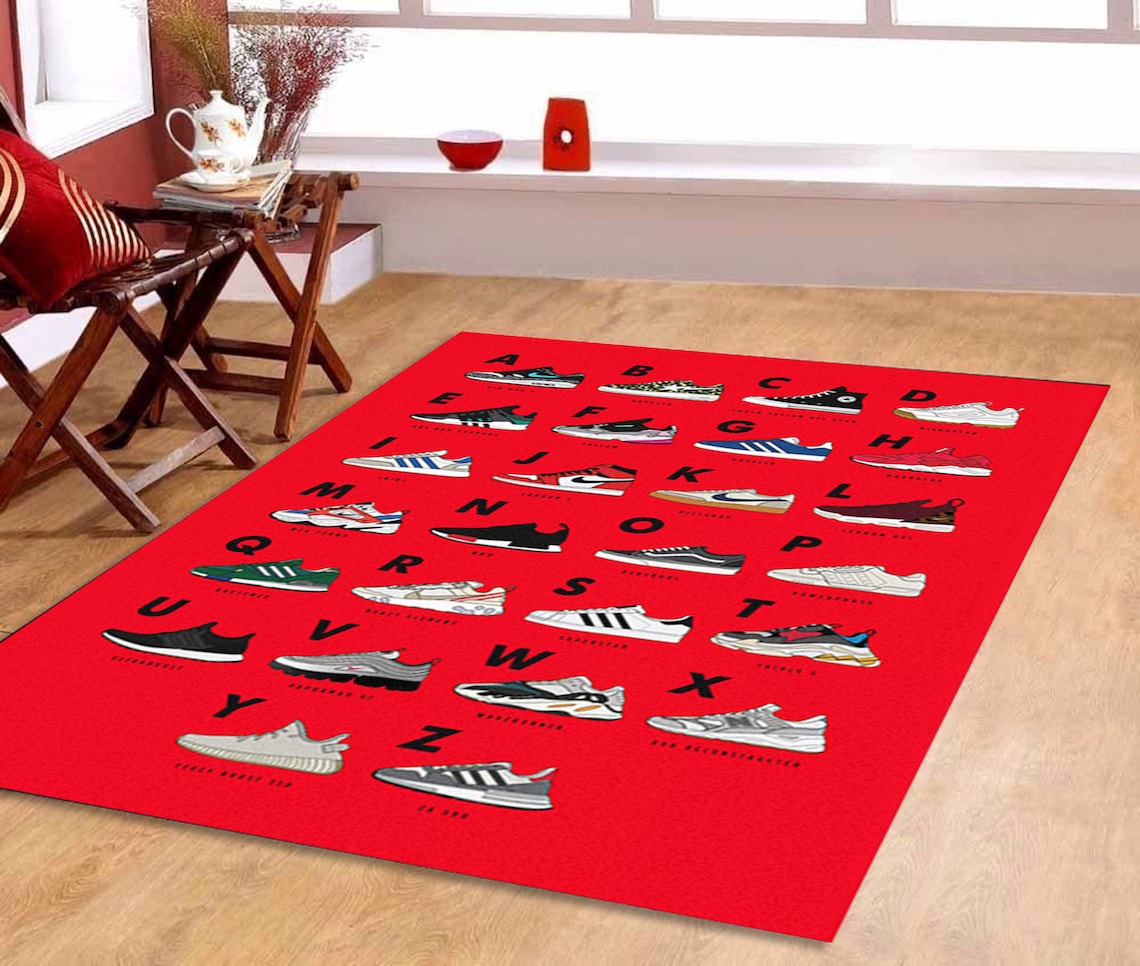 Jordan 1 Area Rug Air Jordan Rug Hype Designer Inspired Etsy