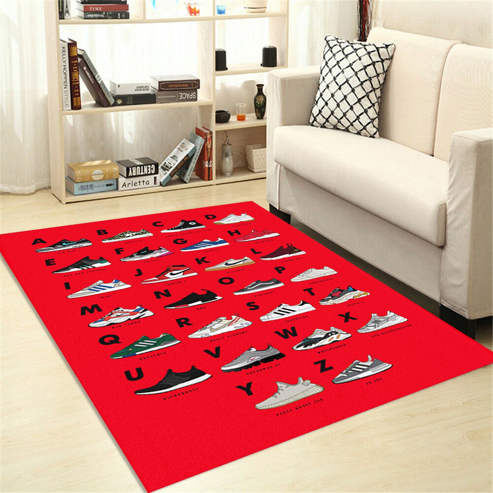 Jordan 1 Area Rug Air Jordan Rug Hype Designer Inspired Etsy