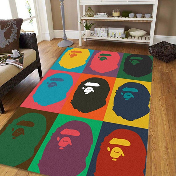 Bape Rug Street Fashion Style Inspired art Cool Streetwear Etsy