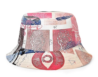 Distressed the Reversible bucket hat