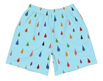 Emotions All-Over Print Unisex Athletic Long Shorts