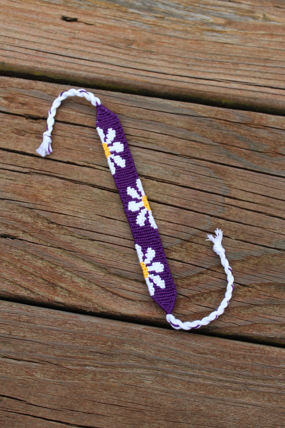 Daisy Friendship Bracelet Etsy