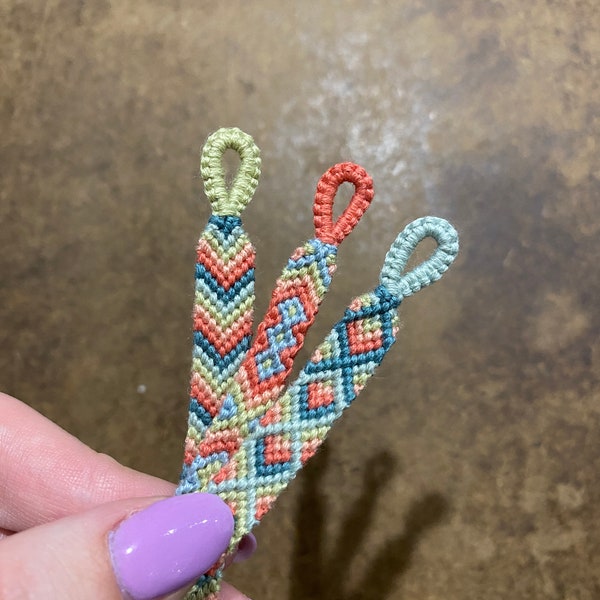 Pastel Friendship Bracelets